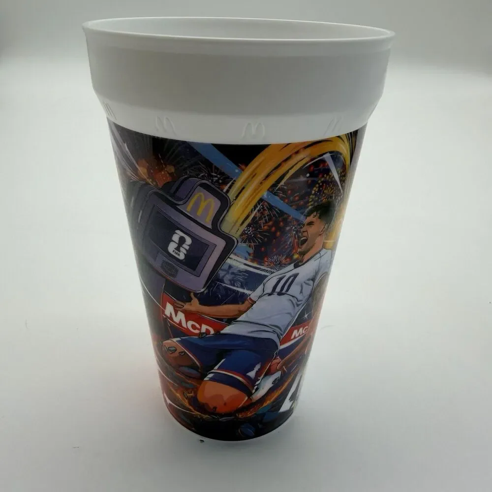 2026 McDonald's FIFA World Cup Adult Happy Meal Cups Single Pulisic (unused)